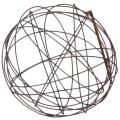Dekoracja  kula Bauble Wire Rust Lauvring  D 30cm