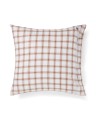 Poszewka Checked Lyocell /cotton Pin Poi Lexington 40x40 white/fudge
