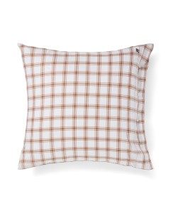 Poszewka Checked Lyocell /cotton Pin Poi Lexington 40x40 white/fudge