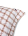 Poszewka Checked Lyocell /cotton Pin Poi Lexington 40x40 white/fudge