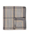 Obrus Checked linen/cotton tablecloth, gray  Lexington   150x250