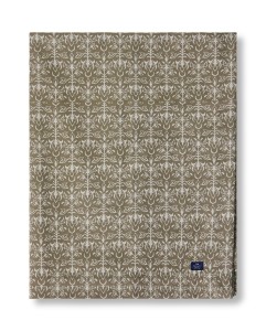 Obrus Ornament jacquard cotton tablecloth, beige/olive  Lexington   180x180 
