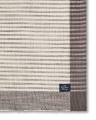 Podkładka Striped organic cotton rib placemat, dark gray/white Lexington 40x50