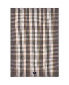 Ręcznik kuchenny Checked linen/cotton kitchen towel, gray/white Lexington    