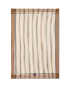 Ręcznik kuchenny Striped Linen /cotton Fudge/White Lexington     