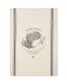 Ręcznik kuchenny Fresh brew printed organic cotton kitchen towel Lexington  off white /dk. gray