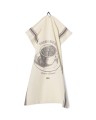 Ręcznik kuchenny Fresh brew printed organic cotton kitchen towel Lexington  off white /dk. gray