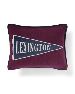 Poduszka Flag logo wool mix fig patch pillow Lexington 40x30     