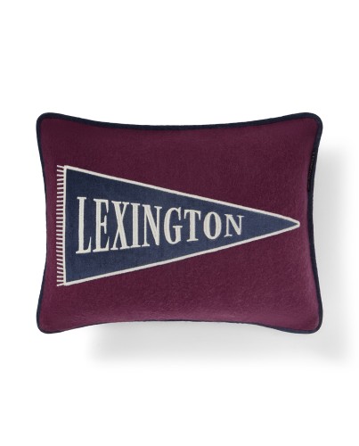 Poduszka Flag logo wool mix fig patch pillow Lexington 40x30     