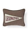 Poduszka Flag logo organic cotton tweed pillow beige Lexington 40x30