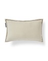 Poduszka Logo organic cotton velvet light beige Lexington 30x50