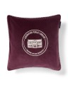 Poszewka Library organic cotton velvet pillow cover, fig/beige Lexington 50x50