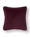 Poszewka Fringe organic cotton velvet pillow cover, fig Lexington 50x50
