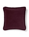 Poszewka Fringe organic cotton velvet pillow cover, fig Lexington 50x50