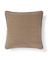 Poszewka Boston club organic cotton tweed pillow cover, beige/brown Lexington 50x50