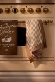 Ręcznik kuchenny Striped Linen /cotton Fudge/White Lexington