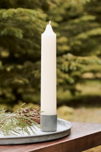 Uchwyt na świecę Candle holder  Ib Laursen 3,8 cm z magnesem  szare