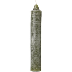 Świeca Rustic candle olive green  Ib Laursen  Ø3,8 cm H:23