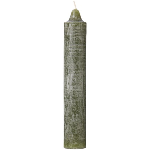 Świeca Rustic candle olive green  Ib Laursen  Ø3,8 cm H:23
