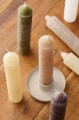 Świeca Rustic candle  linen  Ib Laursen  Ø3,8 cm H:23