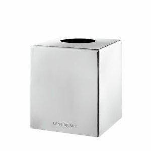 Pojemnik na chusteczki Aya tissue holder 12X12X13,5 cm. Steel Lene Bjerre  