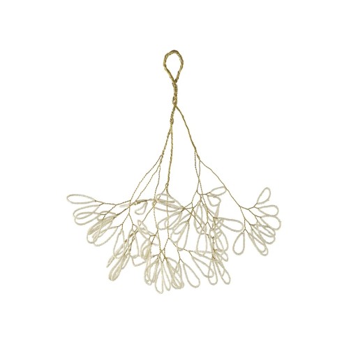 Ozdoba Jemioła Misolde  Lene Bjerre 35 cm Off white/ L.Gold  