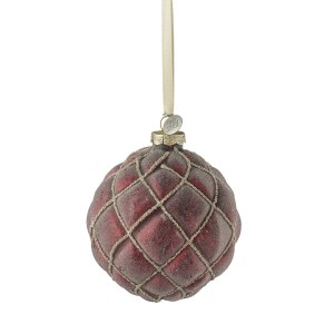 Bombka  świąteczna Norille 10cm Lene Bjerre  D.Red. 