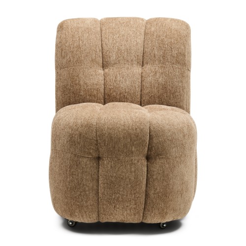 Krzesło Davos Dining Chair with wheels,  Warm Taupe Riviera Maison 