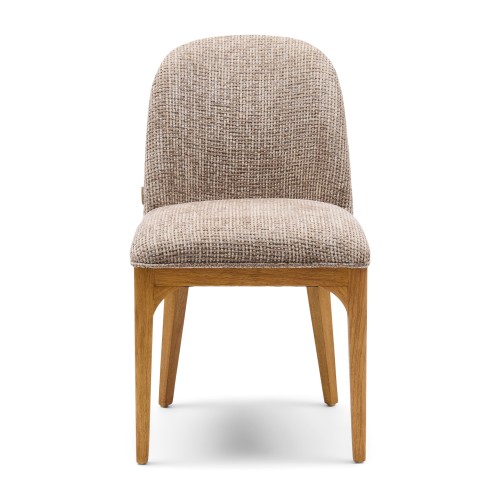 Krzesło Rozzano Dining Chair, Tweed, Liver Grey Riviera Maison  