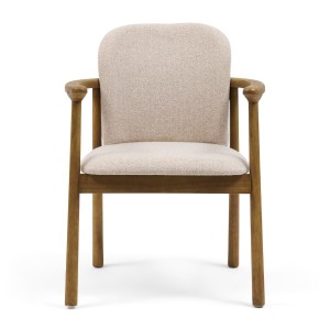 Krzesło La Cabane Dining Armchair, Rich Tweed, Warm Beige Riviera Maison  