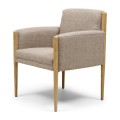 Krzesło Le Mans Dining Armchair, Structured Weave, Classic Taupe Riviera Maison