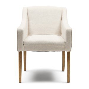 Krzesło Savile Row Dining Armchair, Flanders Flax Riviera Maison 