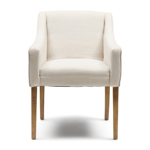 Krzesło Savile Row Dining Armchair, Flanders Flax Riviera Maison 