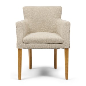Krzesło Waverly Dining Armchair, Mountain Weave Dune Sand Riviera Maison 