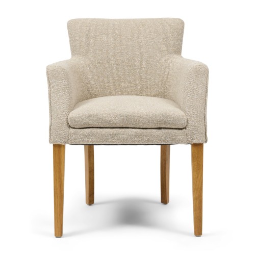 Krzesło Waverly Dining Armchair, Mountain Weave Dune Sand Riviera Maison 