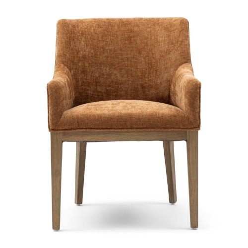 Krzesło Whistler Dinning Armchair Montmartre Weave Maroon Brown  Riviera Maison    