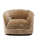 Fotel Cortona Swivel Armchair Mochaccino Riviera Maison