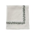 Serwetka Fiola napkin 45x45 cm. white/green Lene Bjerre