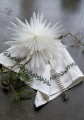 Serwetka Fiola napkin 45x45 cm. white/green Lene Bjerre