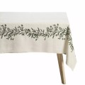 Obrus Fiola 280x140 cm. white/green Lene Bjerre