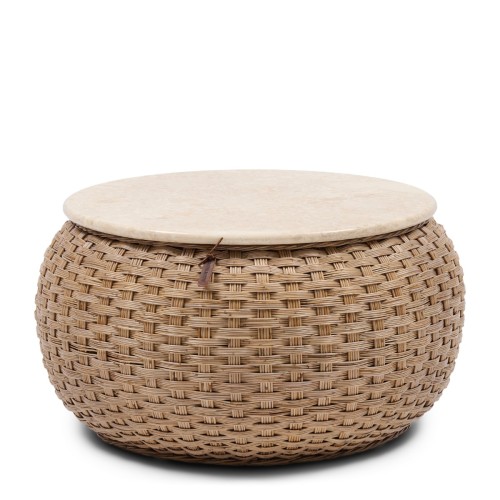 Stolik kawowy  Azoren Coffee Table, Dia 70 Riviera Maison   