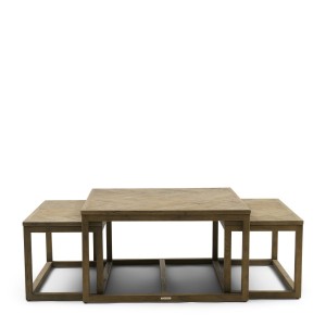 Stolik Harbour Island Square Coffee Table S/3 Riviera Maison  