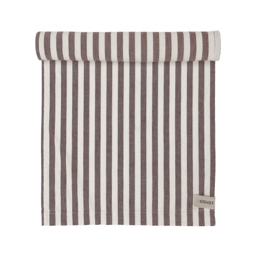 Bieżnik 45x150 wide stripe red/white Ernst  