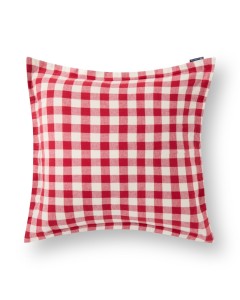 Poszewka Checked pillowcase cotton flannel, red/beige  Lexington 40x40 
