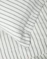 Poszewka Striped pillowcase cotton flannel, white/green/beige