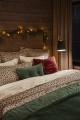 Zestaw pościeli Striped bed set cotton flannel, white/green/beige  Lexington