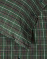 Zestaw pościeli Checked bed set cotton percale, green/navy
