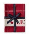 Ręcznik Jacquard kitchen towel cotton Lexington zestaw  2 szt Red/white