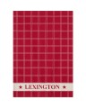 Ręcznik Jacquard kitchen towel cotton Lexington zestaw  2 szt Red/white
