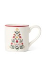 Kubek Christmas tree stoneware mini mug, set of 2 Lexington